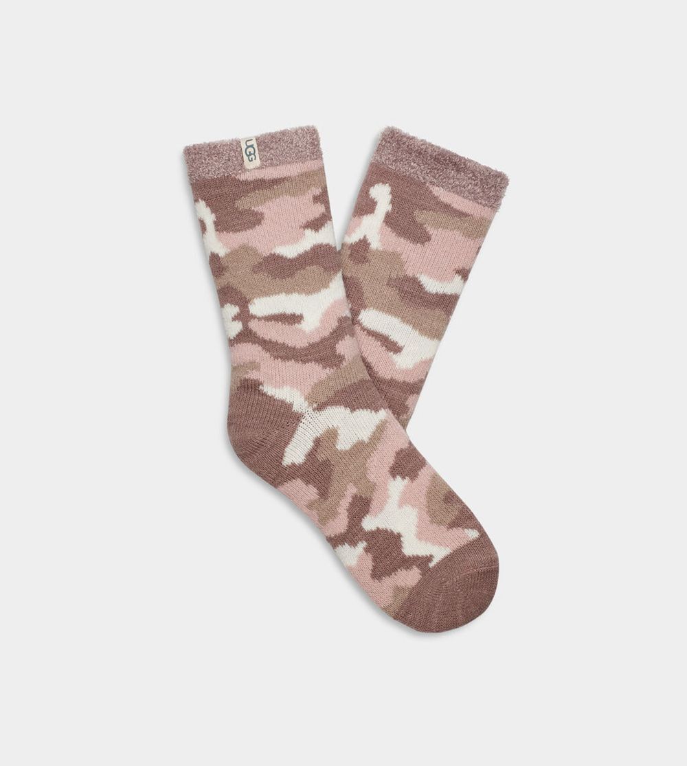 Ugg Sock Womens - Ugg Josephine Fleece Lined Pink - 043AILRFC